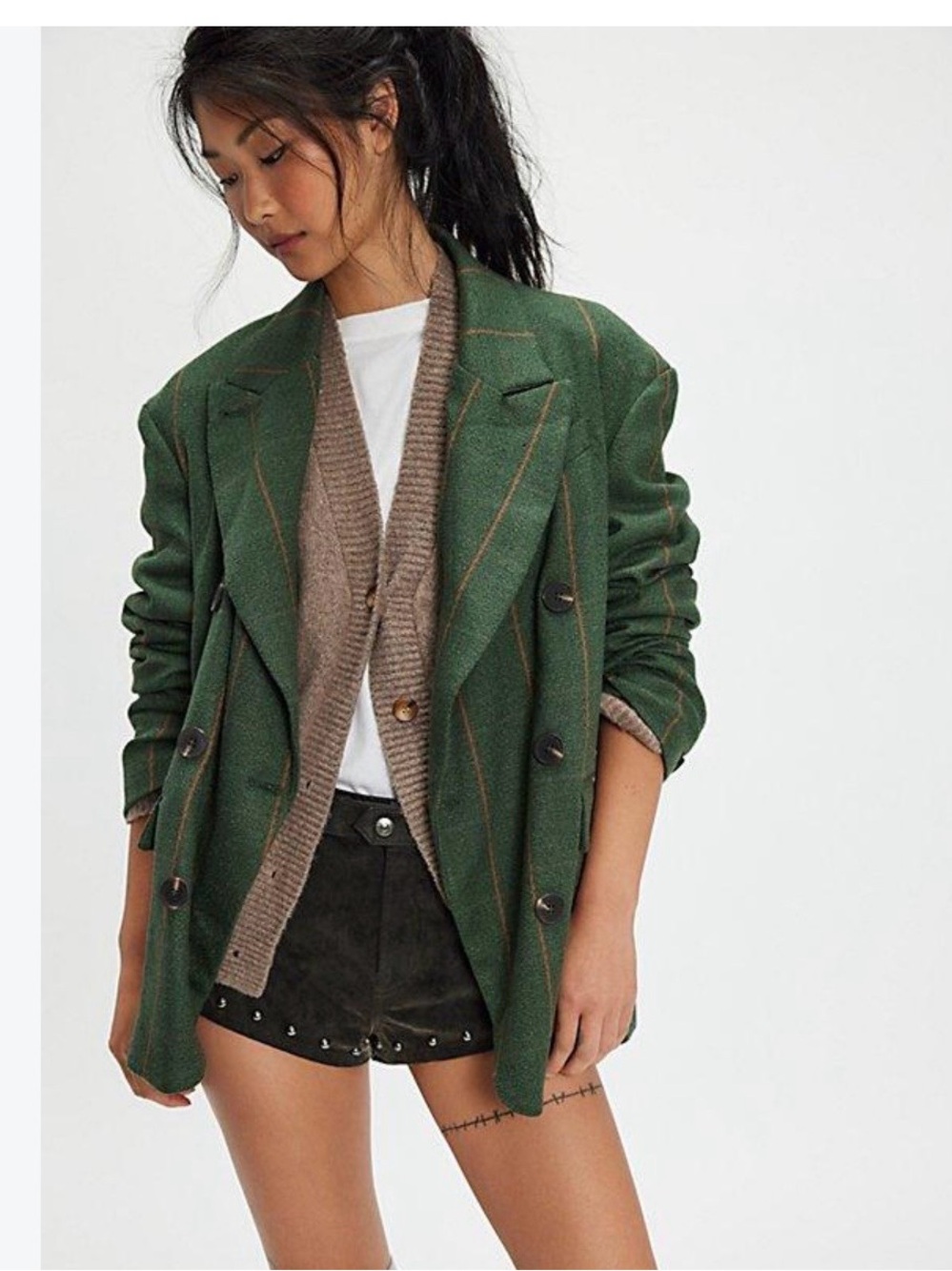 Free People Dean Double Breasted Blazer